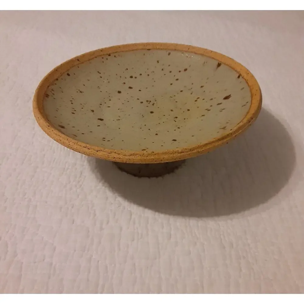 Vintage RARE Jim Cantrell Signed 1970s Pedastal Lid Casserole